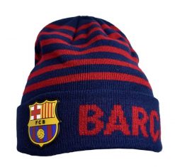 Czapka FC Barcelona BARCA - oficjalna licencjonowana. Niebieskie czapki damskie FC BARCELONA, bez wzorów, z gumy. Za 99.00 zł.