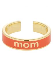 Design Letters Pozłacany pierścionek "Mom" rozmiar: onesize. Czerwone pierścionki damskie Design Letters, pozłacane. Za 157.35 zł.
