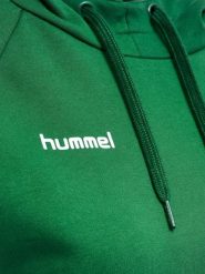 Bluza do piłki ręcznej damska Hummel hml GO z kapturem. Zielone bluzy damskie Hummel, na wiosnę, s, z aplikacjami, z bawełny, z kapturem. Za 186.20 zł.