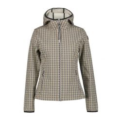 Damska kurtka softshell ocieplana polarowo Luhta ANNIKKALA. Szare kurtki damskie Luhta, m, bez wzorów, z polaru, bez kaptura. Za 457.50 zł.
