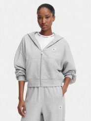 Calvin Klein Bluza LV047C216G Szary Regular Fit. Szare bluzy damskie Calvin Klein, s, bez wzorów, z bawełny, bez kaptura. Za 449.99 zł.