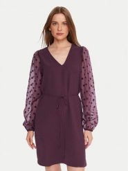 Vero Moda Sukienka koktajlowa Alva 10337473 Fioletowy Regular Fit. Fioletowe sukienki damskie Vero Moda, bez wzorów, z syntetyku, wizytowe, bez ramiączek. Za 149.99 zł.