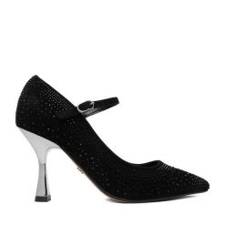 Szpilki Nine West. Czarne szpilki damskie Nine West, bez wzorów, bez obcasa, na szpilce, bez zapięcia. Za 249.99 zł.