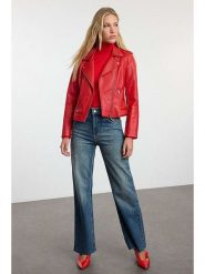 Trendyol Dżinsy - Comfort fit - w kolorze błękitnym rozmiar: 34. Niebieskie jeansy damskie Trendyol. Za 86.99 zł.