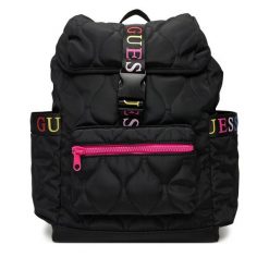 Plecak Guess. Czarne plecaki Guess, z aplikacjami. Za 439.99 zł.