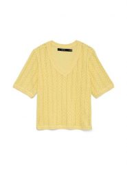 Vero Moda Sweter w kolorze żółtym rozmiar: M. Żółte swetry klasyczne damskie Vero Moda, m, bez kołnierzyka. Za 87.61 zł.