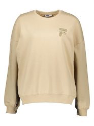 Fila Bluza w kolorze beżowym rozmiar: XS. Brązowe bluzy damskie Fila, xs, bez wzorów, z bawełny, bez kaptura. Za 61.46 zł.