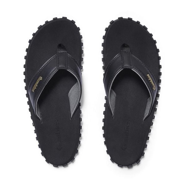 Japonki GUMBIES VEGOVERT FLIP-FLOPS UNISEX. Czarne klapki damskie Gumbies, bez wzorów, bez obcasa, bez zapięcia. Za 109.99 zł.