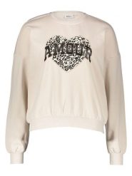 ONLY Bluza w kolorze kremowym rozmiar: M. Brązowe bluzy damskie Only, m, bez wzorów, z bawełny, bez kaptura. Za 79.59 zł.