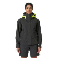 Damska kurtka wodoodporna Helly Hansen HP Storm Racing. Brązowe kurtki damskie Helly Hansen, bez wzorów, bez kaptura. W wyprzedaży za 1,113.50 zł.