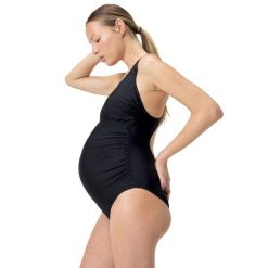 Strój kąpielowy dla kobiet w ciąży na basen Speedo Maternity. Czarne stroje jednoczęściowe Speedo, bez wzorów. Za 402.99 zł.