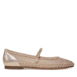 Baleriny Tamaris. Brązowe balerinki damskie Tamaris, bez wzorów. Za 159.99 zł.