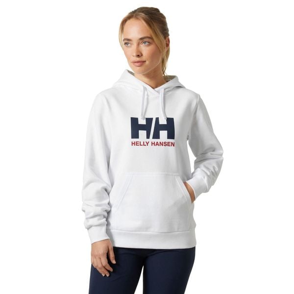 Damska bluza z kapturem z logo Helly Hansen 2.0. Białe bluzy damskie Helly Hansen, s, bez wzorów, z bawełny, z kapturem. Za 332.15 zł.