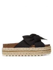 DeeZee Espadryle CT0626-16 Czarny. Czarne espadryle damskie DeeZee, bez wzorów, z materiału, bez obcasa. Za 139.99 zł.