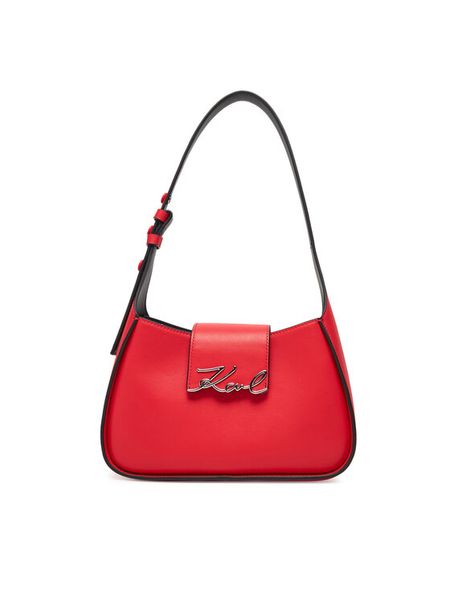 KARL LAGERFELD Torebka A1W30149 Czerwony. Czerwone torebki klasyczne damskie KARL LAGERFELD, ze skóry, bez dodatków. Za 639.99 zł.