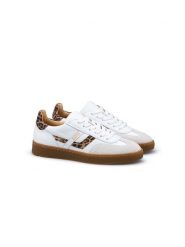 LLOYD Skórzane sneakersy w kolorze biało-jasnobrązowym rozmiar: 38. Białe obuwie sportowe damskie Lloyd, bez zapięcia. Za 316.24 zł.