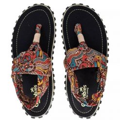 Japonki Gumbies Slingback W GU-SASLI094 wielokolorowe. Klapki damskie bez wzorów, z gumy, bez obcasa, bez zapięcia. Za 289.26 zł.