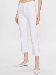 Marella Spodnie materiałowe Olpe 2331310334 Biały Regular Fit. Białe spodnie materiałowe damskie Marella, bez wzorów, z bawełny. Za 419.99 zł.