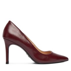 Szpilki Steve Madden. Czerwone szpilki damskie Steve Madden, bez wzorów, bez obcasa, na szpilce, bez zapięcia. Za 519.99 zł.