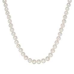 Valero Pearls Naszyjnik srebrny srebro wysokiej próby Perła hodowlana słodkowodna srebrny Naszyjniki 1 ct Damski. Szare naszyjniki damskie Valero Pearls, z perłą, srebrne. Za 1,019.99 zł.