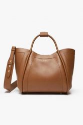 Torebka skórzany shopper/hobo Marine S MAX MARA ACCESSORI. Shopper bag Max Mara Accessori, bez wzorów, bez dodatków. Za 4,349.00 zł.