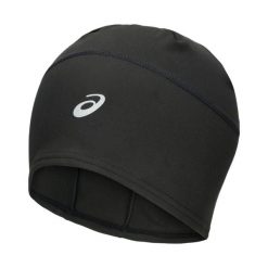Czapka do biegania Asics Winter 3013B179 001 S/M. Czarne czapki damskie Asics, bez wzorów, z poliesteru. Za 88.99 zł.