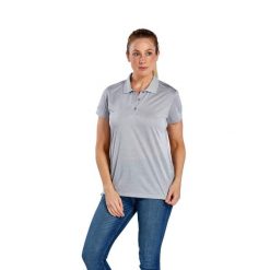 Damska koszulka polo Erima Fonctionnel. Szare bluzki damskie Erima, bez wzorów, bez kołnierzyka, bez ramiączek. Za 263.99 zł.