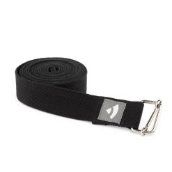 Pasek do jogi Bodhi Asana belt XL 3m - czarny. Czarne paski damskie BODHI, bez wzorów. Za 49.99 zł.