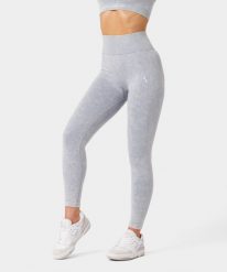 Legginsy Bezszwowe sportowe dla kobiet Carpatree Yasmine z wysokim stanem. Niebieskie legginsy damskie Carpatree, s, bez wzorów, z materiału. Za 171.99 zł.