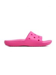 Crocs Klapki "Classic" w kolorze różowym rozmiar: 37/38. Różowe klapki damskie Crocs, bez wzorów, z otwartym noskiem, bez obcasa, bez zapięcia. Za 61.46 zł.