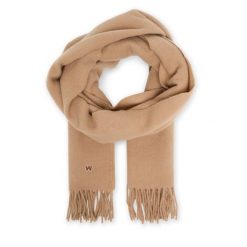 Szalik Weekend Max Mara. Brązowe szaliki damskie Weekend Max Mara, bez wzorów. Za 519.99 zł.