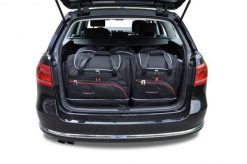 Torby Do Bagażnika Vw Passat Alltrack 2010-2014 5Szt Kjust. Czarne torby podróżne KJUST, bez wzorów, z kauczuku. Za 1,607.00 zł.