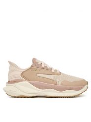 Clarks Sneakersy Clarks Pace. 26184591 Beżowy. Brązowe obuwie sportowe damskie Clarks, ze skóry, bez zapięcia. Za 559.99 zł.