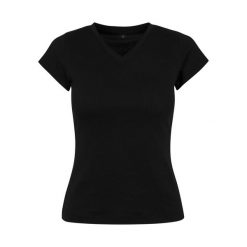 Podstawowa Koszulka Damska. Brązowe bluzki damskie BUILD YOUR BRAND, xl, bez wzorów, bez kołnierzyka, bez ramiączek. Za 40.99 zł.