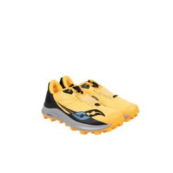 Buty do biegania damskie Peregrine 12 ST. Czarne obuwie sportowe damskie Saucony, z syntetyku, bez zapięcia, do biegania. Za 439.00 zł.
