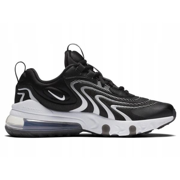Buty na co dzień na trening damskie NIKE AIR MAX 270 REACT ENG dla aktywnych. Czarne obuwie sportowe damskie Nike, z syntetyku, bez zapięcia, na fitness i siłownię, nike air max. Za 536.00 zł.