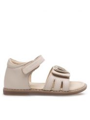 Lasocki Kids Sandały PATI 3421-A Biały. Białe sandały dziewczęce Lasocki Kids, ze skóry, bez obcasa, bez zapięcia. Za 129.99 zł.