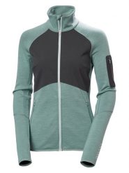 Helly Hansen Kurtka polarowa "Lifa" w kolorze zielonym rozmiar: XL. Zielone kurtki damskie Helly Hansen, xl, bez wzorów, z polaru, bez kaptura. Za 249.76 zł.