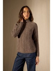 Perfect Cashmere Kaszmirowy sweter "Mairead" w kolorze brązowym rozmiar: S. Brązowe swetry klasyczne damskie Perfect Cashmere, s, z kaszmiru, bez kołnierzyka. Za 412.88 zł.
