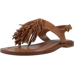 Sandały MICHAEL KORS INDRA THONG Brązowy. Brązowe sandały damskie Michael Kors Access, bez wzorów, ze skóry, bez obcasa, bez zapięcia. Za 707.99 zł.