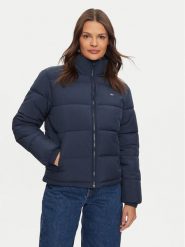 Tommy Jeans Kurtka zimowa Essential DW0DW18827 Granatowy Regular Fit. Niebieskie kurtki damskie Tommy Jeans, na zimę, xl, bez wzorów, z jeansu, bez kaptura. Za 629.99 zł.