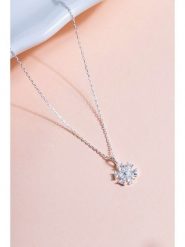 Heliophilia Srebrny naszyjnik z zawieszką - dł. 42 cm rozmiar: onesize. Szare naszyjniki damskie Heliophilia, z cyrkonią, srebrne. Za 43.99 zł.