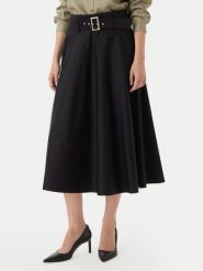 Marella Spódnica trapezowa Tappeto 2613101101 Czarny Regular Fit. Czarne spódnice damskie Marella, bez wzorów, z bawełny. Za 984.99 zł.