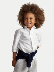 Polo Ralph Lauren Koszula 322677133001 Biały Regular Fit. Białe koszule chłopięce Polo Ralph Lauren, bez wzorów, z bawełny, bez kołnierzyka, bez ramiączek. Za 379.99 zł.