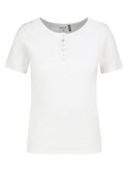 Sublevel Koszulka w kolorze białym rozmiar: XL. Białe bluzki damskie Sublevel, xl, bez wzorów, bez kołnierzyka, bez ramiączek. Za 49.95 zł.