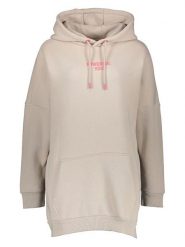 Sublevel Bluza w kolorze beżowym rozmiar: M/L. Brązowe bluzy damskie Sublevel, l, bez wzorów, z kapturem. Za 105.63 zł.