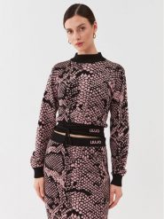 Liu Jo Sport Sweter TF3063 MS75L Kolorowy Slim Fit. Swetry klasyczne damskie Liu Jo Sport, l, z wiskozy, bez kołnierzyka. Za 869.99 zł.