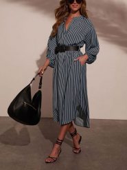 Milan Kiss Sukienka w kolorze błękitno-czarnym rozmiar: M. Czarne sukienki damskie Milan Kiss, bez wzorów, bez ramiączek. Za 221.88 zł.