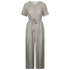 Trespass Ariya - Kombinezon damski w paski szałwiowej mgły. Niebieskie sukienki damskie Trespass, bez wzorów, z materiału, sportowe, bez ramiączek. Za 280.99 zł.