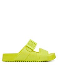 Melissa Klapki Melissa Cozy Connection Slide Ad M 35832 Zielony. Zielone klapki damskie Melissa, bez wzorów, z tworzywa sztucznego, bez obcasa, bez zapięcia. Za 199.99 zł.